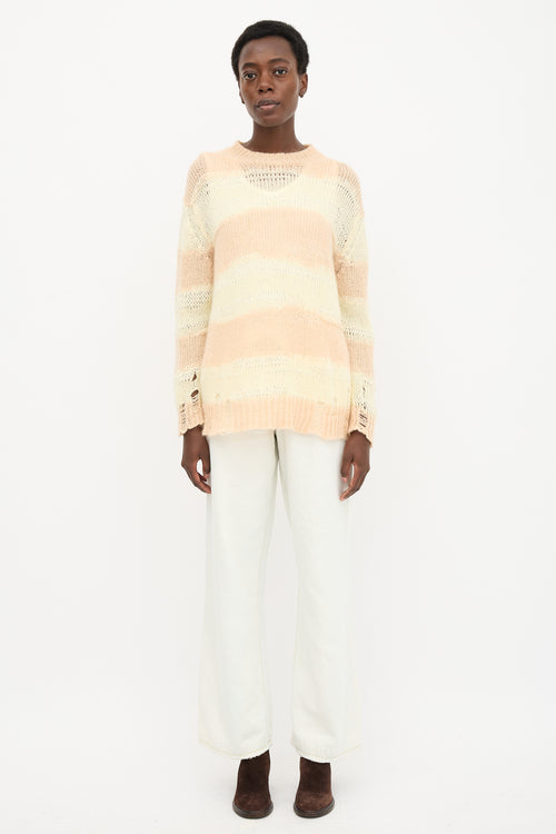 Acne Studios Distressed Stripe Sweater
