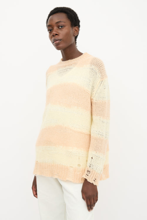 Acne Studios Distressed Stripe Sweater
