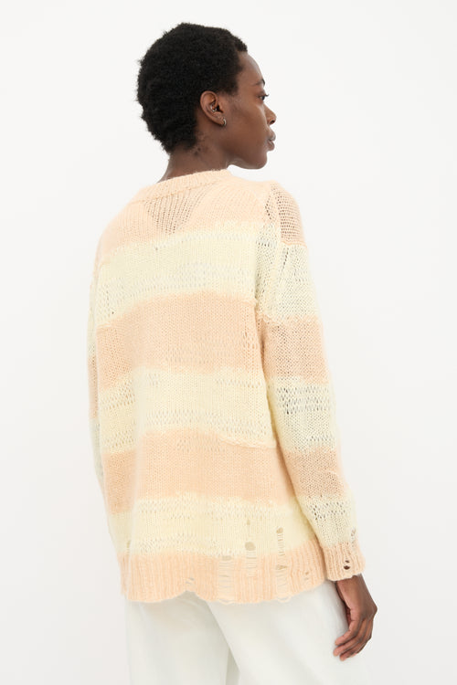 Acne Studios Distressed Stripe Sweater