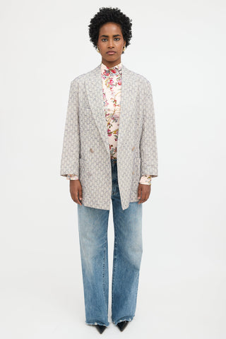 Acne Studios Floral Jacquard Jay Blazer
