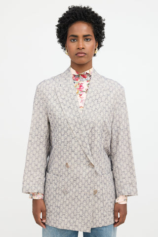Acne Studios Floral Jacquard Jay Blazer