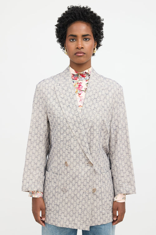 Acne Studios Floral Jacquard Jay Blazer