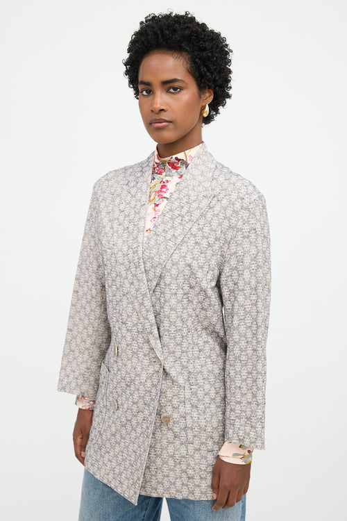 Acne Studios Floral Jacquard Jay Blazer