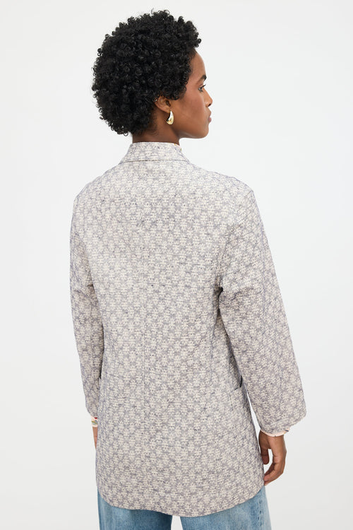 Acne Studios Floral Jacquard Jay Blazer