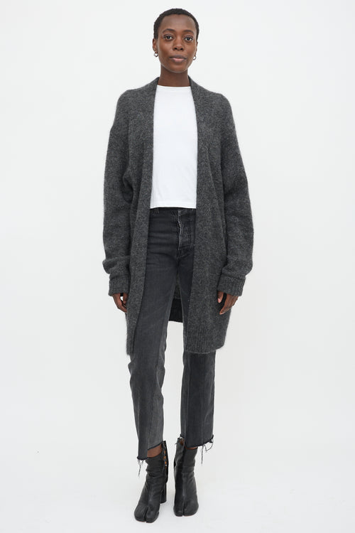 Acne Studios Wool & Mohair Open Cardigan