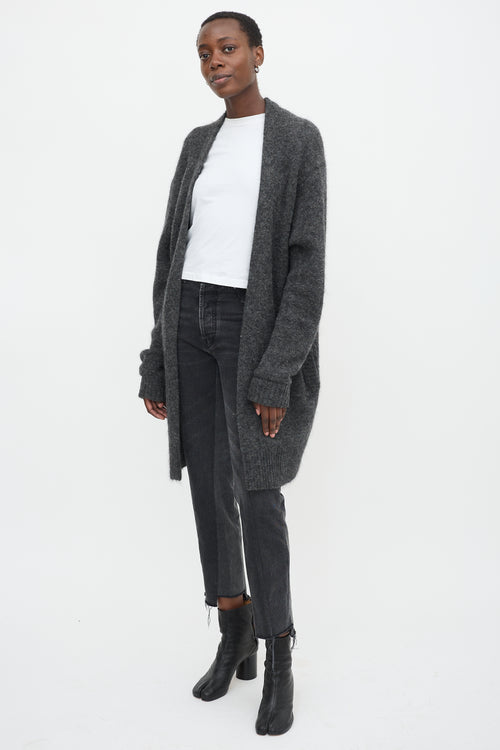 Acne Studios Wool & Mohair Open Cardigan