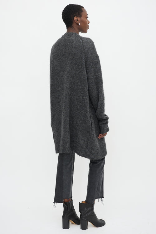 Acne Studios Wool & Mohair Open Cardigan