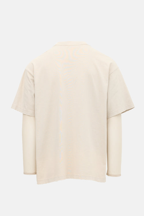 Acne Studios Layered Logo T-Shirt