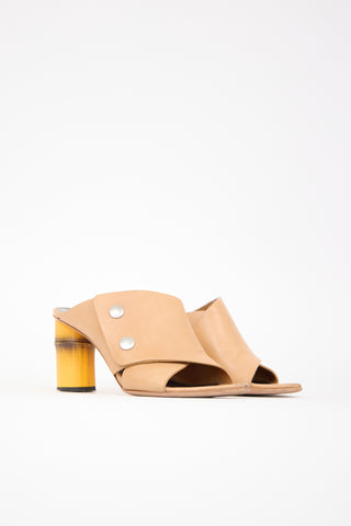 Acne Studios Leather Bamboo Mule