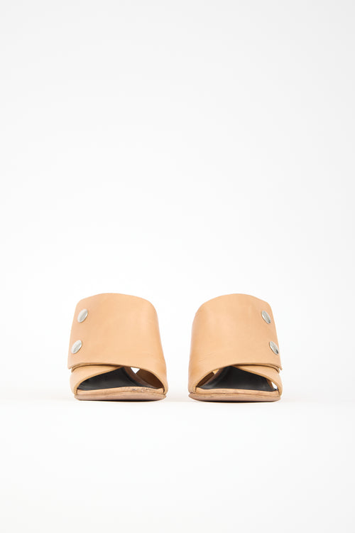 Acne Studios Leather Bamboo Mule