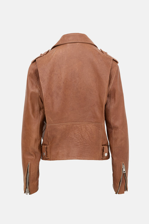 Acne Studios Leather Biker Jacket