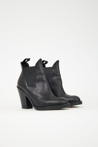 Acne Studios Leather Heeled Chelsea Boot