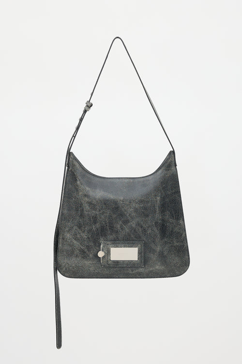 Acne Studios Leather Platt Crackle Bag