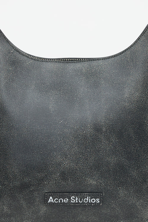 Acne Studios Leather Platt Crackle Bag