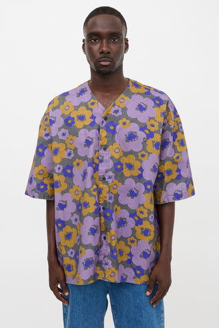 Acne Studios Oversized Floral Shirt