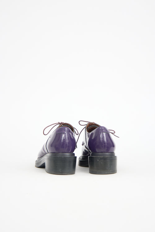 Acne Studios Patent Lark Oxford