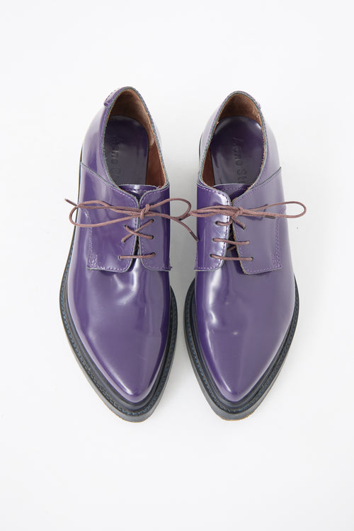 Acne Studios Patent Lark Oxford