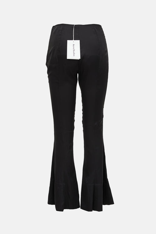 Acne Studios Satin Flared Leg Pant