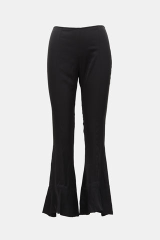 Acne Studios Satin Flared Leg Pant