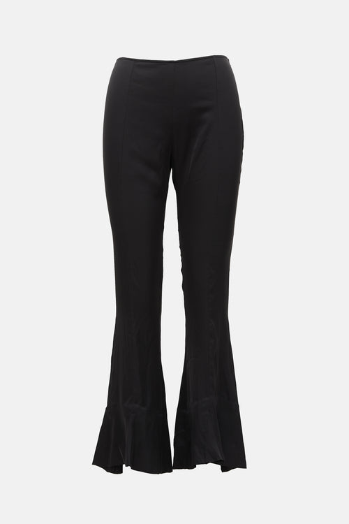 Acne Studios Satin Flared Leg Pant