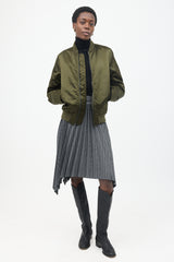 Acne Studios Satin Leia Bomber Jacket