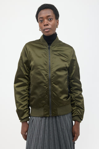 Acne Studios Satin Leia Bomber Jacket