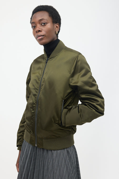 Acne Studios Satin Leia Bomber Jacket