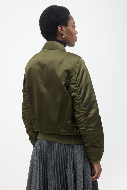 Acne Studios Satin Leia Bomber Jacket