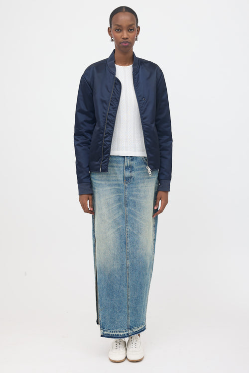 Acne Studios Satin Mylon Bomber Jacket