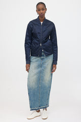 Acne Studios Satin Mylon Bomber Jacket