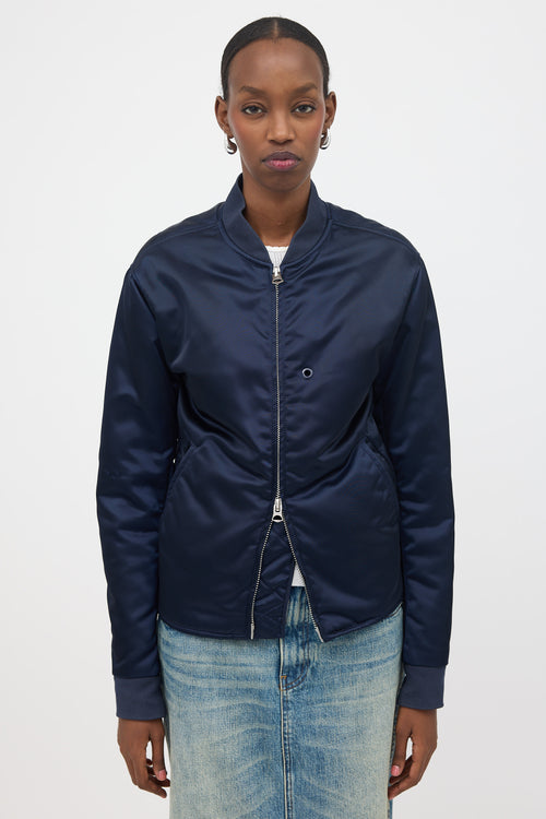 Acne Studios Satin Mylon Bomber Jacket