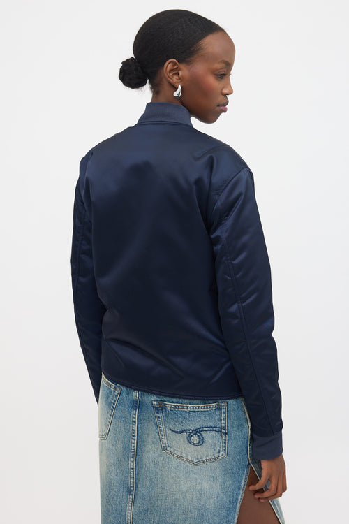 Acne Studios Satin Mylon Bomber Jacket