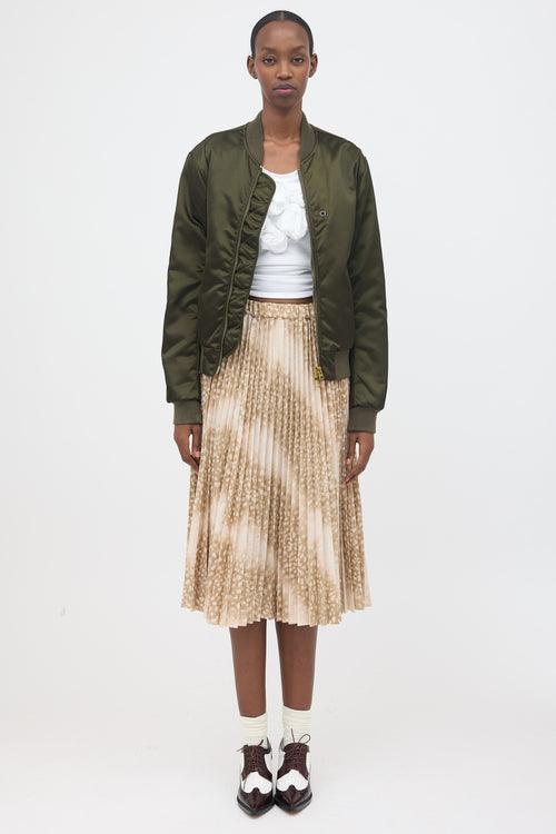 Acne Studios Satin Selo Bomber Jacket