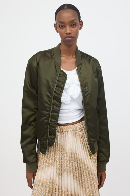 Acne Studios Satin Selo Bomber Jacket