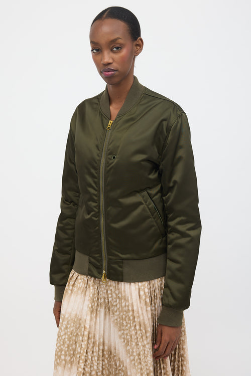 Acne Studios Satin Selo Bomber Jacket