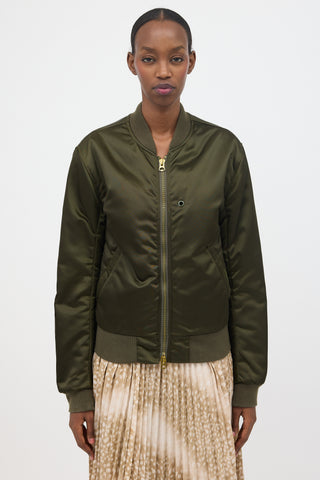 Acne Studios Satin Selo Bomber Jacket