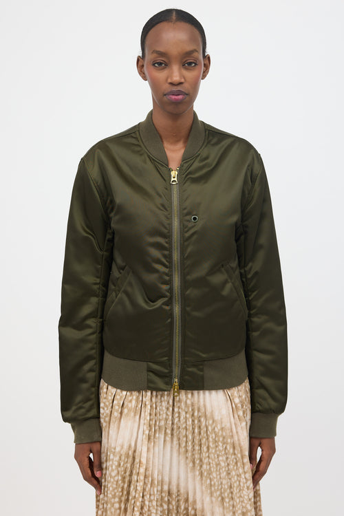 Acne Studios Satin Selo Bomber Jacket