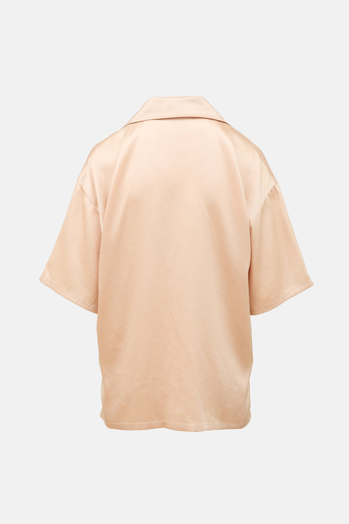 Acne Studios Satin Short Sleeve Shirt