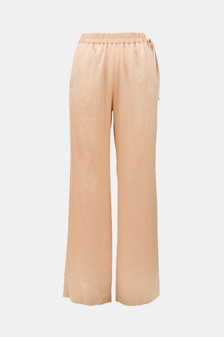 Acne Studios Satin Straight Leg Pant