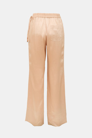 Acne Studios Satin Straight Leg Pant