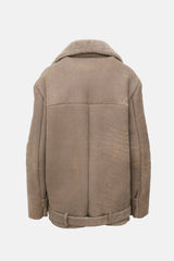 Acne Studios Shearling Belted Jacket