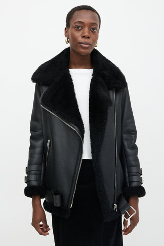 Acne Studios Shearling Velocite Jacket