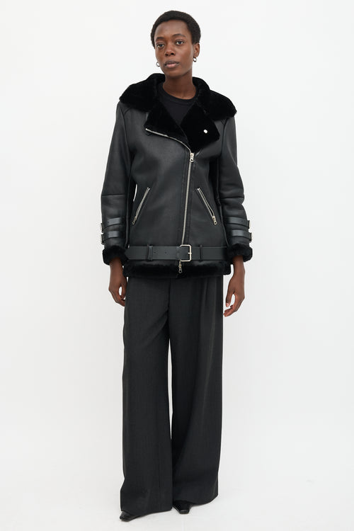 Acne Studios Shearling Velocite Jacket