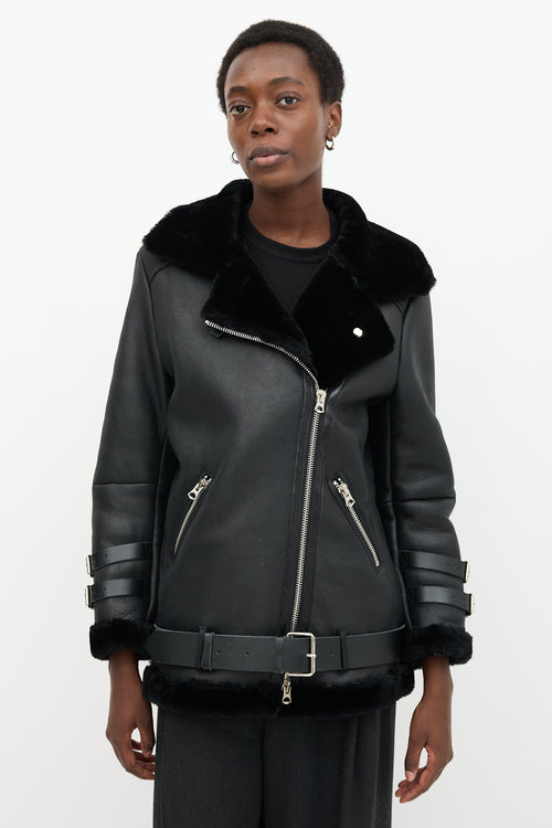 Acne Studios Shearling Velocite Jacket