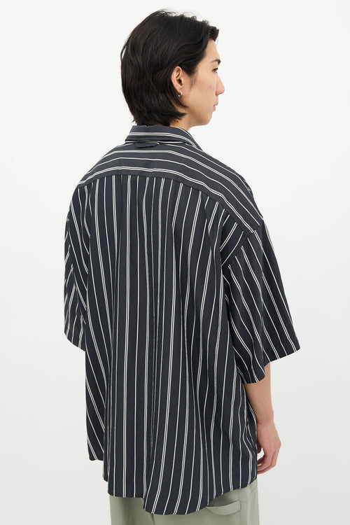 Acne Studios Stripe Logo Shirt
