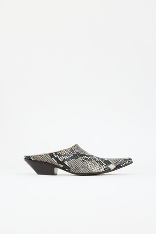 Acne Studios Textured Leather Mule