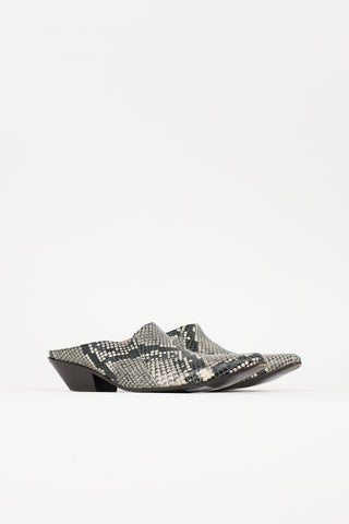 Acne Studios Textured Leather Mule