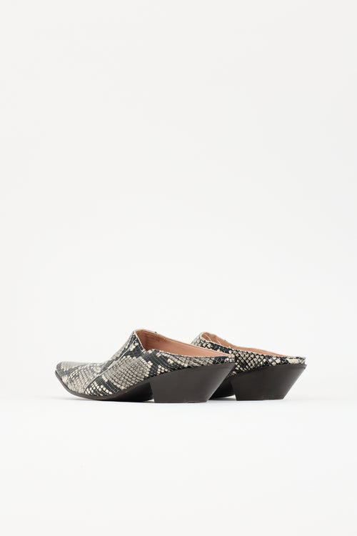 Acne Studios Textured Leather Mule