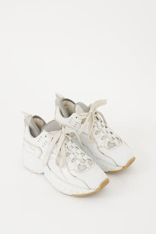 Acne Studios White Leather Rockaway Sneaker