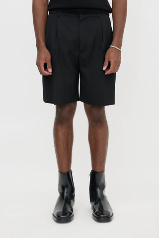 Acne Studios Wool Pleated Shorts